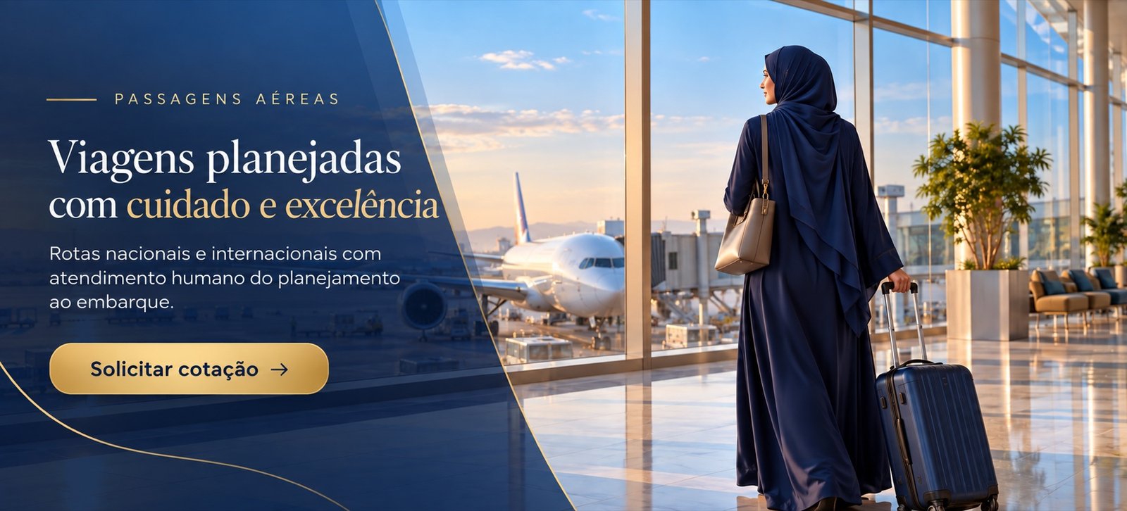 Banner de passagens aéreas KAMALTUR